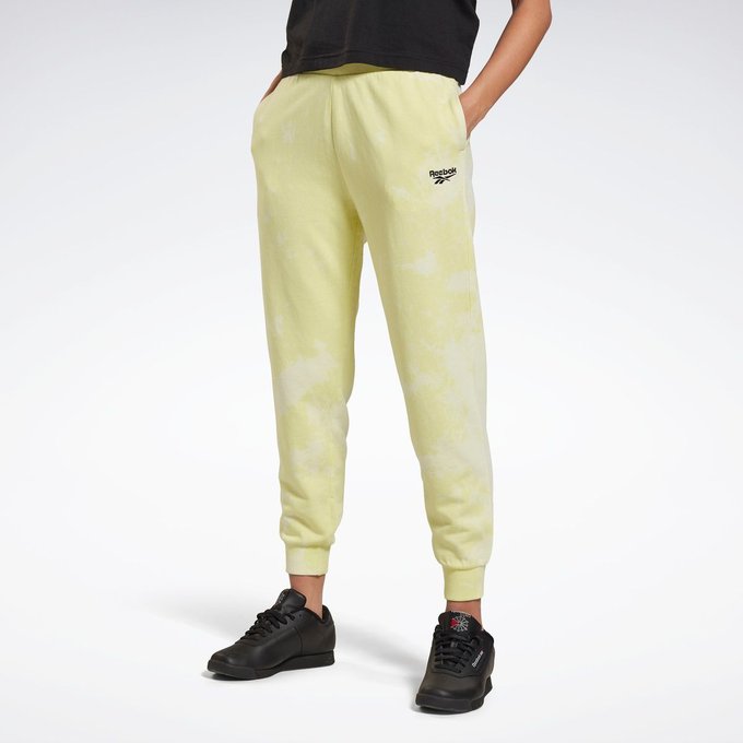 pantalon reebok jaune