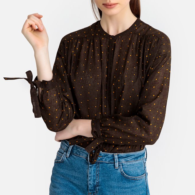 Camisa feminina Manga 34 Estampada Marca: A Collection Camisa feminina Manga 34 Estampada Marca: A Collection