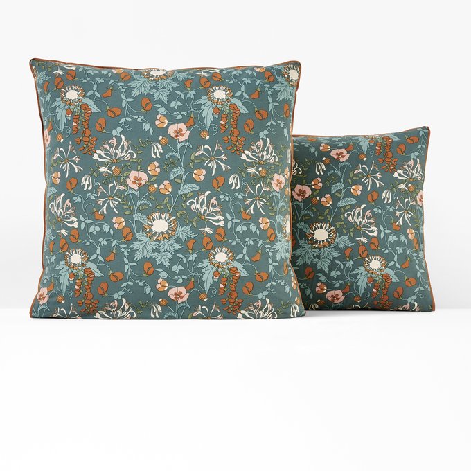 Milton Floral Print Pillowcase In Cotton Percale Floral Print