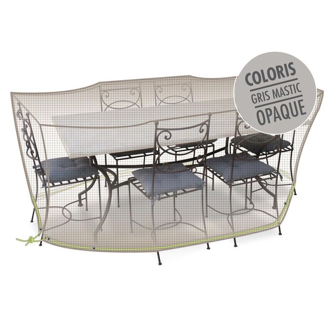 Housse De Protection Eco Pour Salon De Jardin Gris Jardideco La