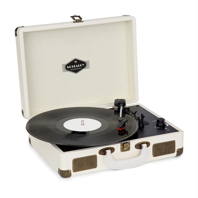 Platine Vinyle Retro Peggy Sue Creme Auna La Redoute