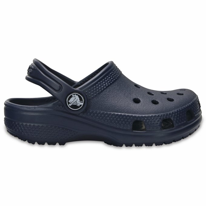 navy crocs