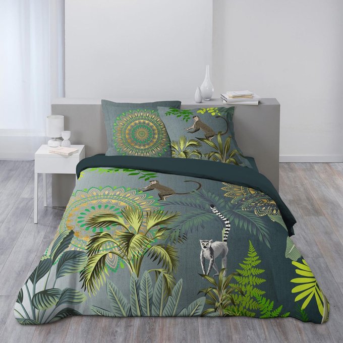 Ligne Douceur Parure de Couette Coton 300x240 cm Multicolore