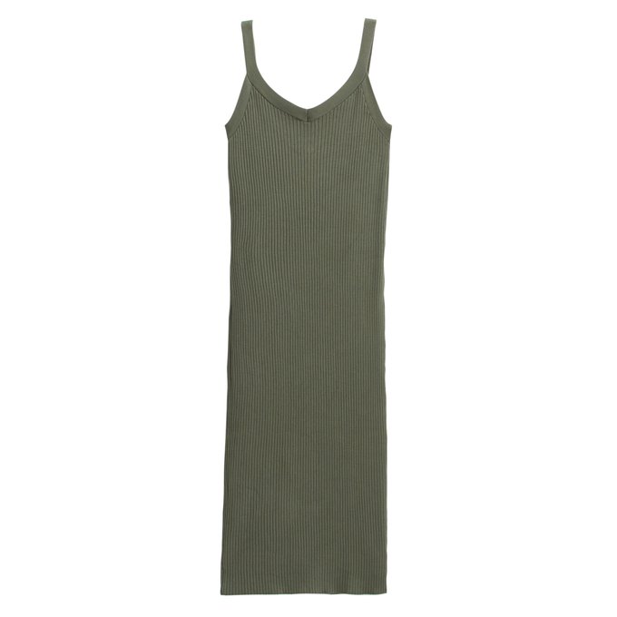 Vestido de cavas, em malha