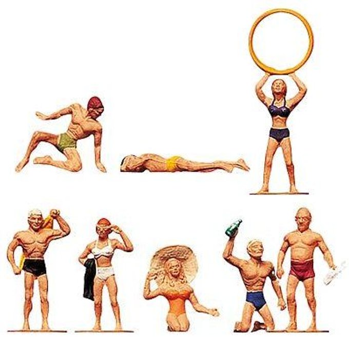 Get Wallpaper Modelisme Ho Figurines Set Baigneurs A La Plage Play Train Desktop Wallpaper Free