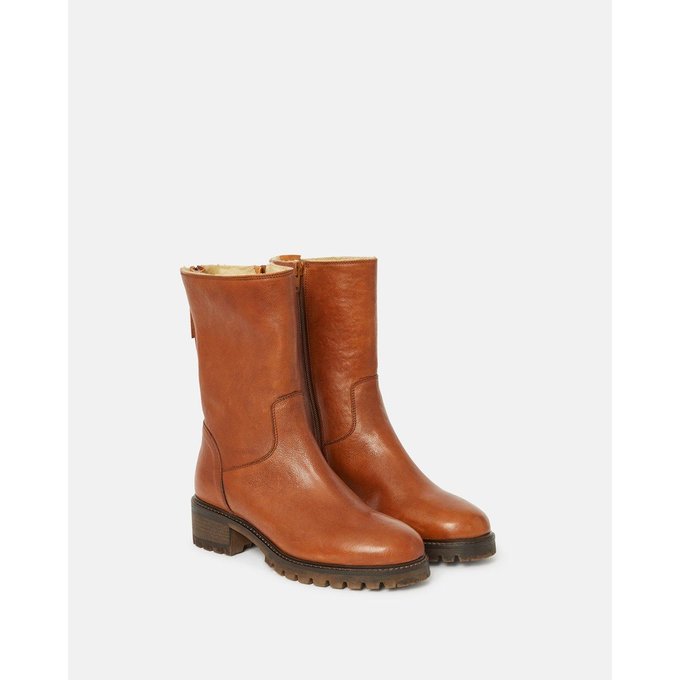 boots homme rouge minelli