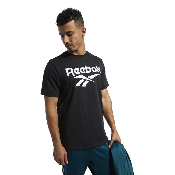 reebok classic t shirt noir