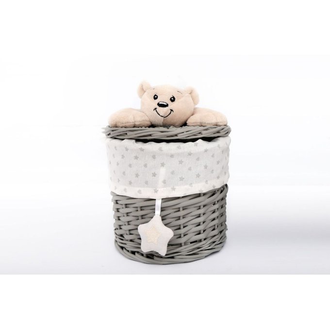 Coffre à jouets en bois enfant Ours Marron Toilinux Coffre à jouets en bois enfant Ours Marron Toilinux