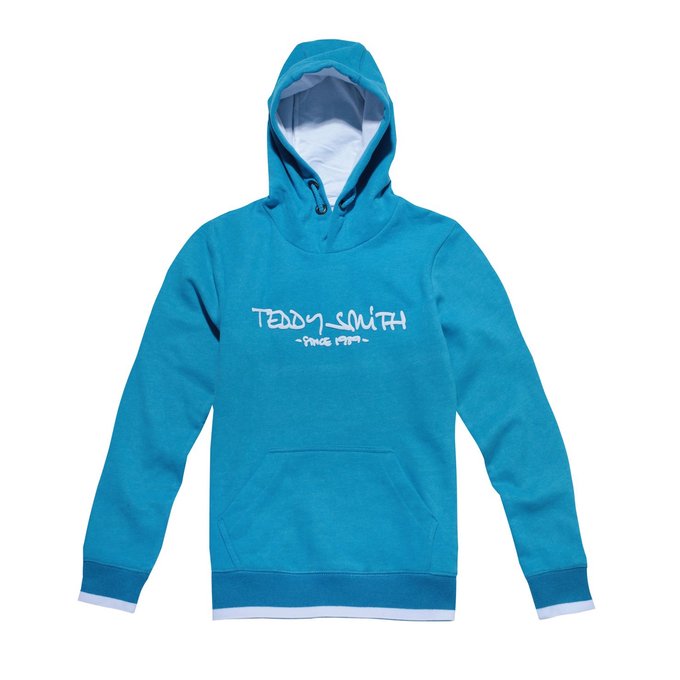 blue teddy hoodie