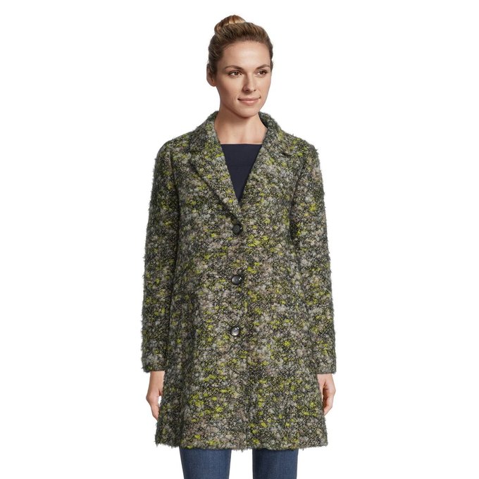 Manteau en laine noir vert Betty Barclay | La Redoute Manteau en laine noir Betty Barclay | La Redoute