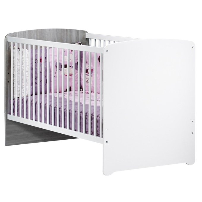 Lit Bebe Evolutif 140x70 Little Big Bed Serigraphie Nao Blanc Baby Price La Redoute