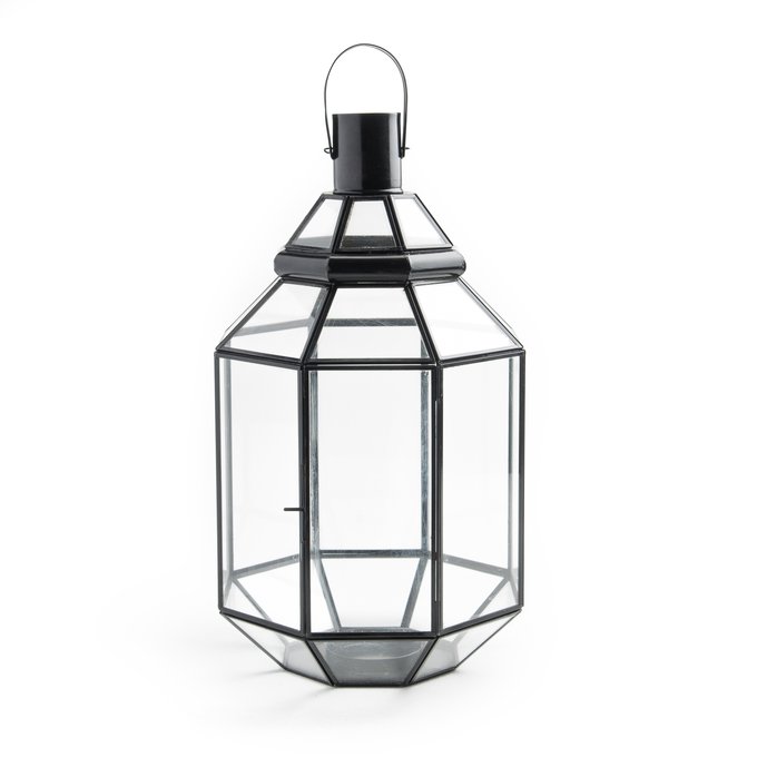 Dipavali Glass And Metal Lantern Black Am Pm La Redoute