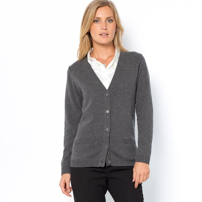 charcoal grey cardigan women's