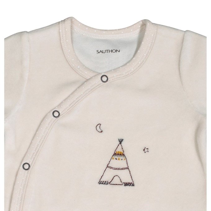 Sauthon Pyjama b/éb/é beige 3 mois Timouki