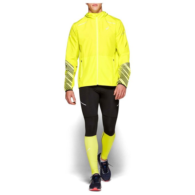 veste asics homme jaune