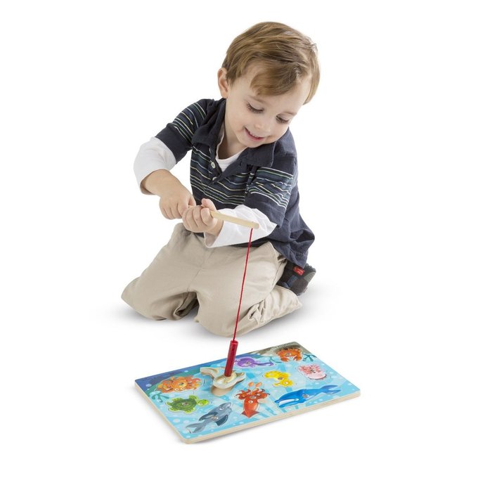 Pêche à la ligne bois magnétique Melissa Et Doug | La Redoute Pêche à la ligne bois magnétique Melissa Et Doug | La Redoute