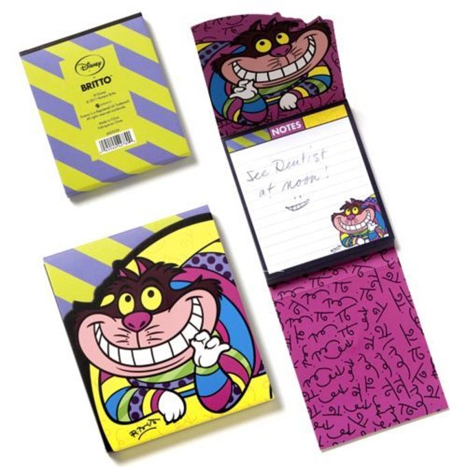 Bloc Note Le Chat De Cheshire By Romero Britto Multicolore Enesco La Redoute