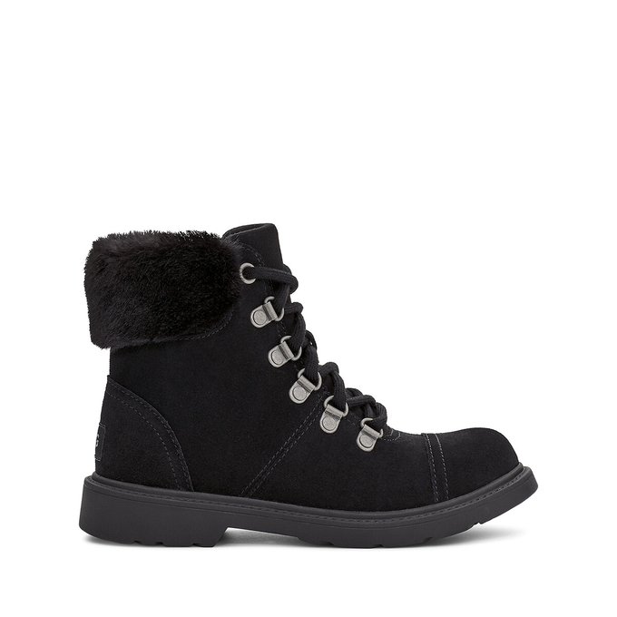 Kids Azell Hiker Weather Suede Ankle Boots