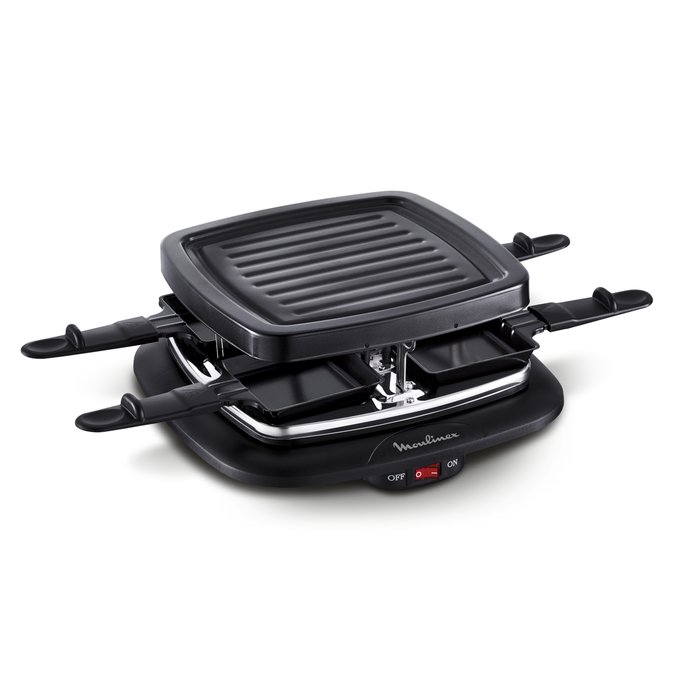 Raclette Cube Gril 4 Personnes Re1408012 Tefal Noir La Redoute