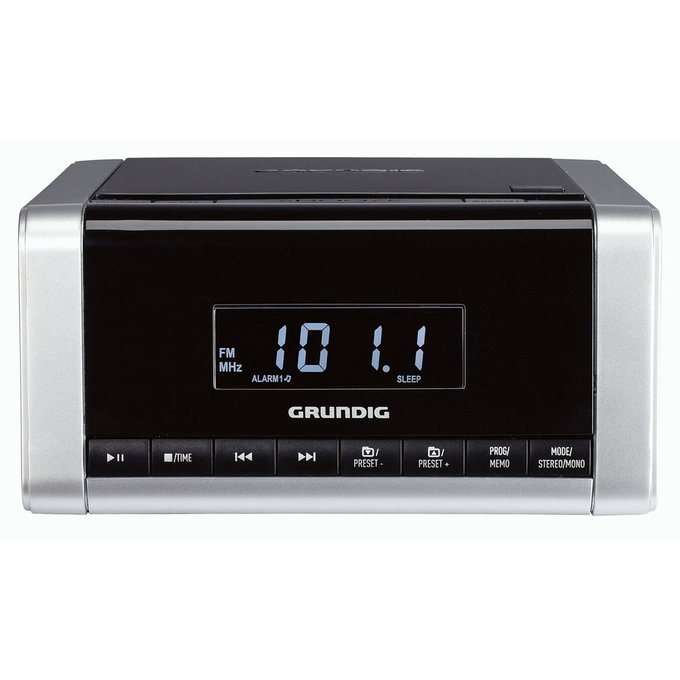 Radio Reveil Grundig Ccd 5690 Silver Grundig La Redoute