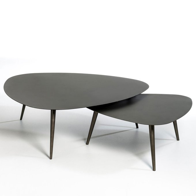 Table Basse Theoleine Grande Taille Gun Metal Am Pm La Redoute