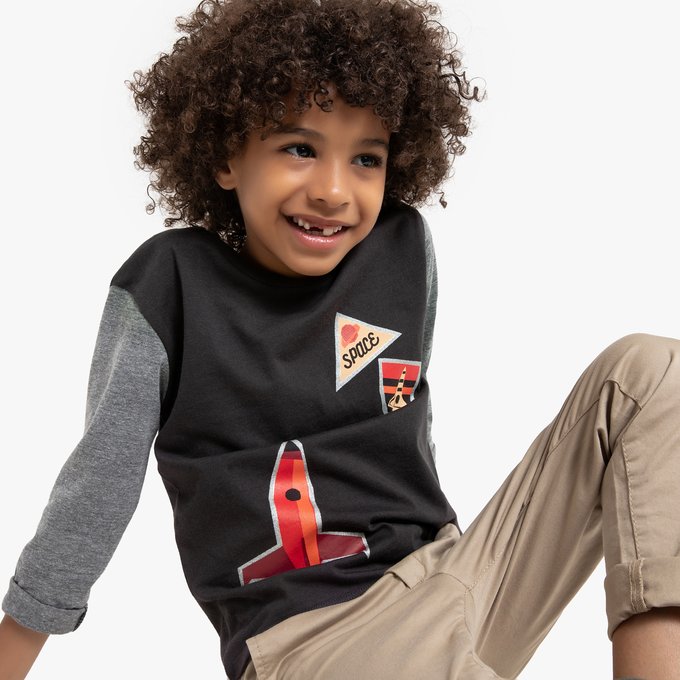 La Redoute Collections Big Boys Combat Bermuda Shorts 40 in. 3-12 Years Beige Size 4 Years