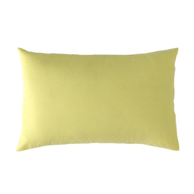 Lot de 2 taies d'oreiller en coton bio jaune or (40 x 60 cm) Lot de 2 taies d'oreiller en coton bio jaune or (40 x 60 cm)
