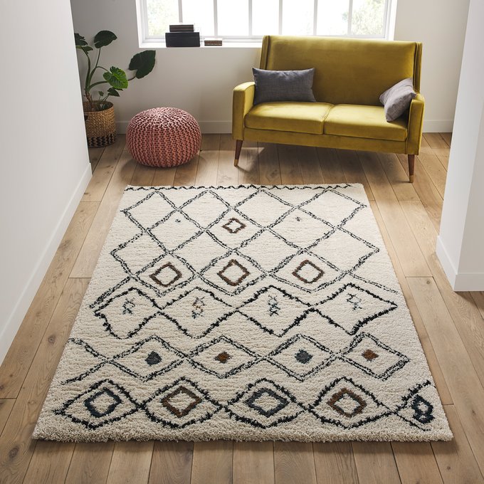 Alfombra de estilo bereber, ustril multicolor La Redoute Alfombra estilo bereber, afaw La Redoute Interieurs | La Redoute