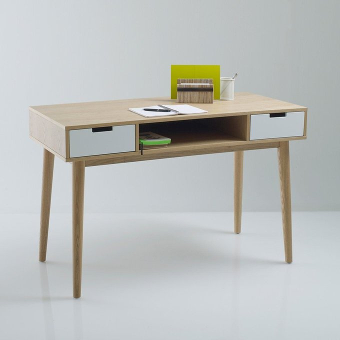 Bureau Vintage Jimi Blanc Bois La Redoute Interieurs La Redoute