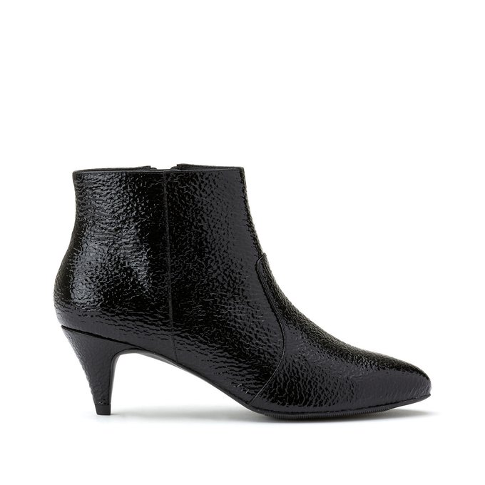 stiletto heel black boots