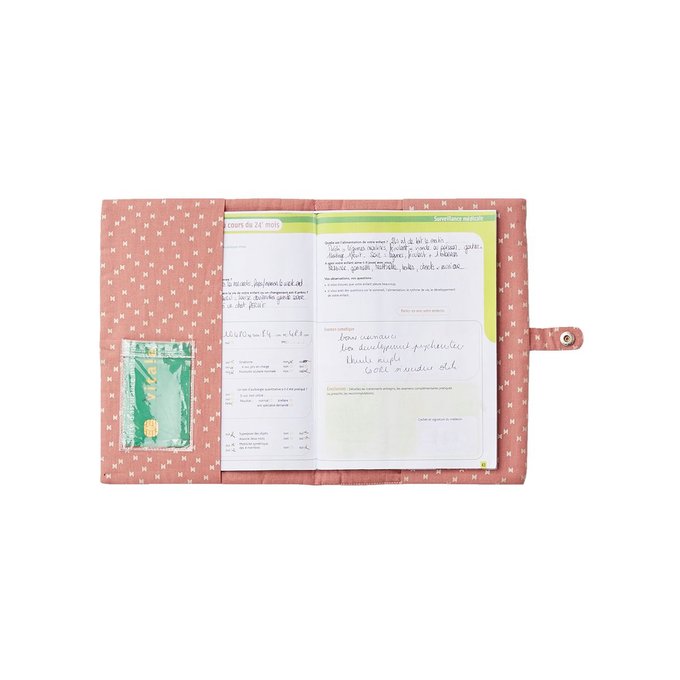 Protege Carnet De Sante La Vie Est Pleine De Surprises Blush Fonce Imprime Vertbaudet La Redoute
