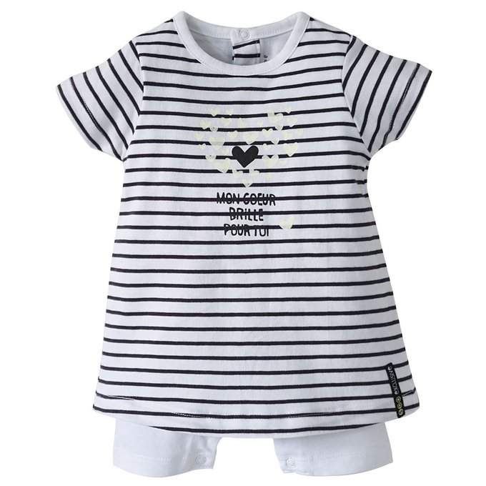 Combicourt Bebe Fille Phosphorescent Blanc Sucre D Orge La Redoute