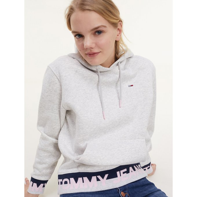 tommy jeans grey hoodie