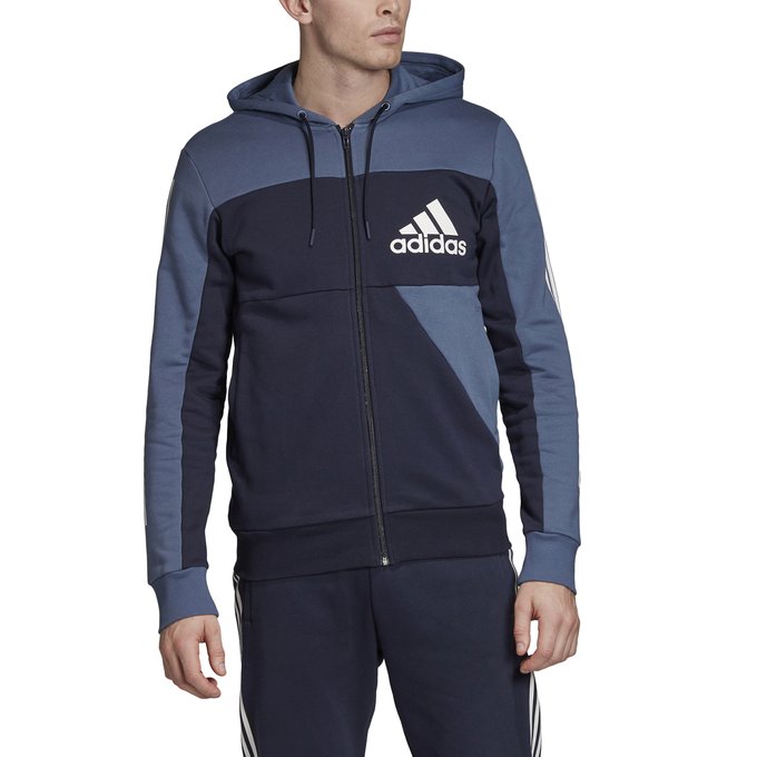 felpa con zip adidas