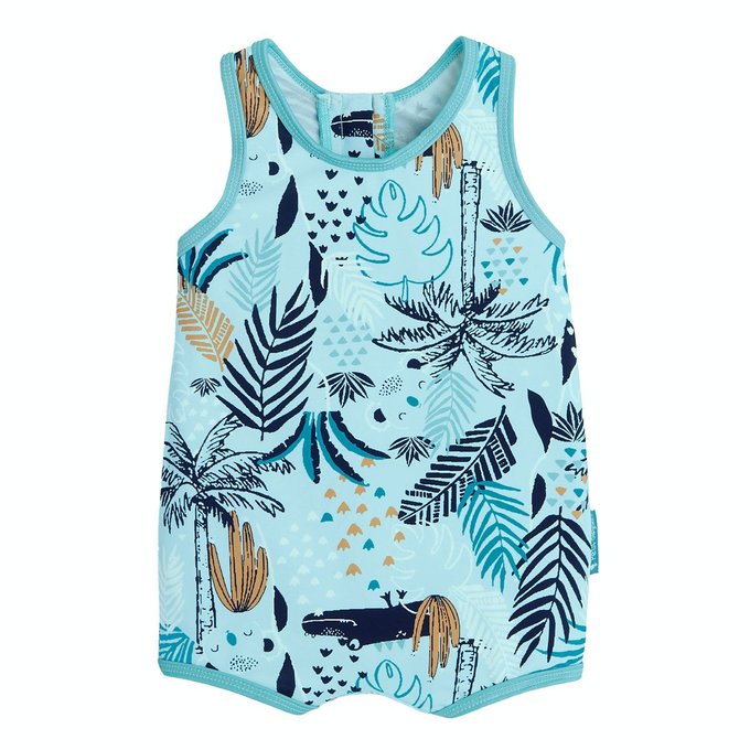 Combinaison De Bain Tao Bleu Turquoise Petit Beguin La Redoute