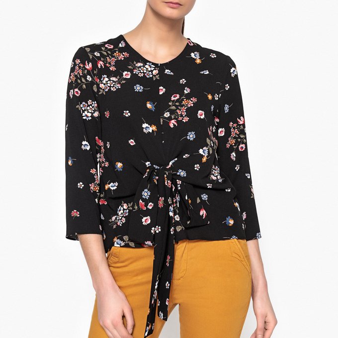 Camisa feminina Manga 34 Estampada Marca: A Collection Camisa feminina Manga 34 Estampada Marca: A Collection
