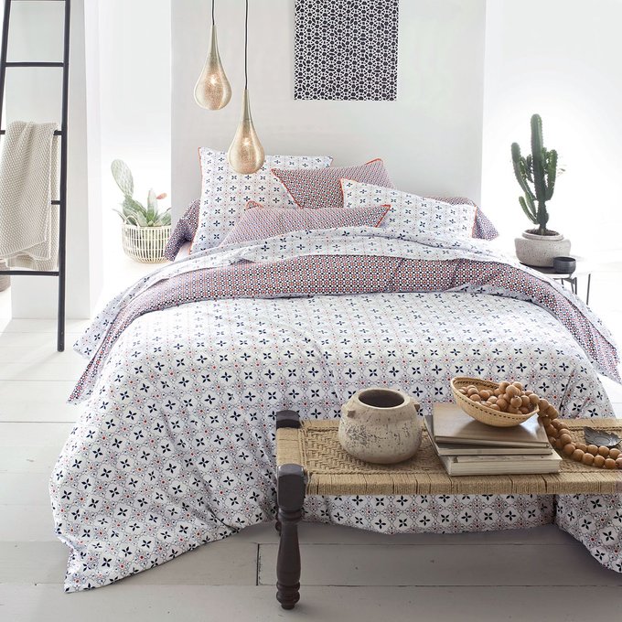 Linge De Lit Percale Imprimée Zehia La Redoute
