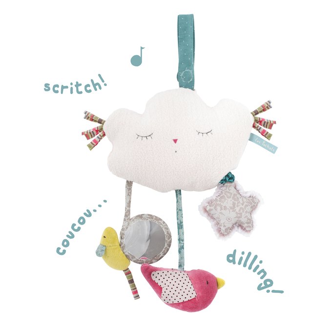 Les Pachats Activity Cloud White Moulin Roty La Redoute