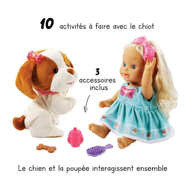 vtech little love lou joue avec son toutou