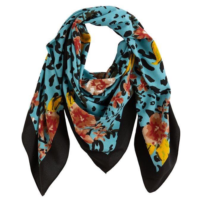 floral leopard print