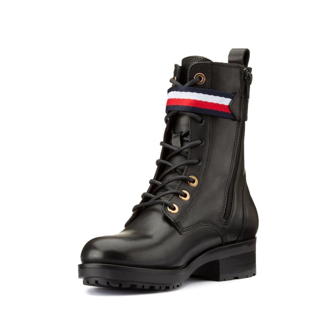 tommy hilfiger biker boots