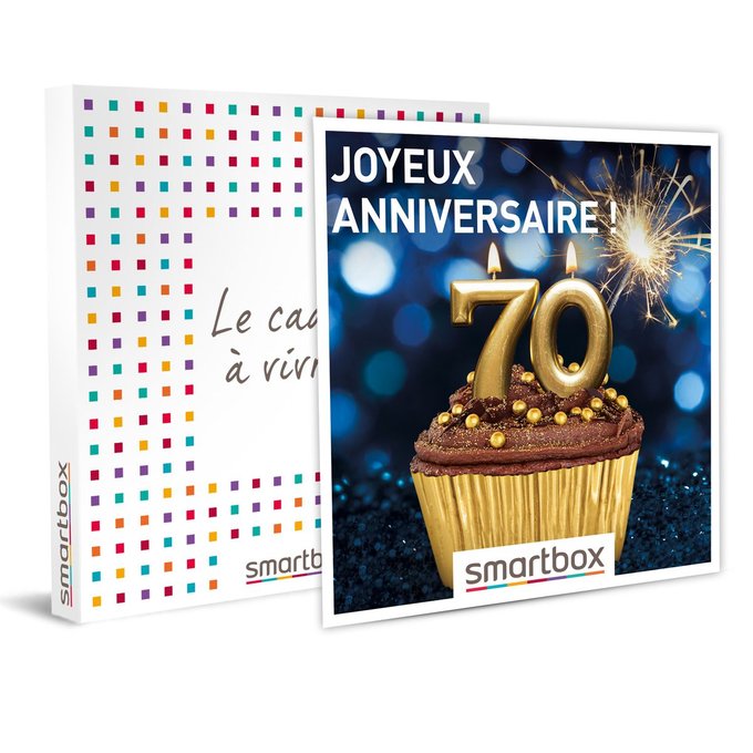 Smartbox Joyeux Anniversaire 70 Ans Coffret Cadeau Multi Themes Smartbox La Redoute