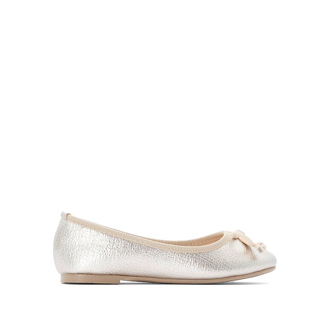 La Redoute Collections Big Girls Embroidered Ballet Pumps White Size 37