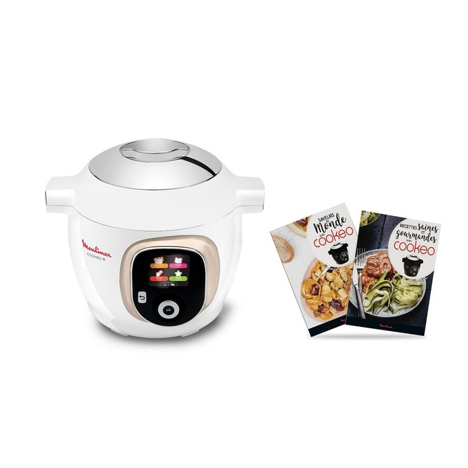 Mijoteur Cookeo Blanc Silver Yy4401fb 2 Livres De Recettes Inclus Blanc Moulinex La Redoute
