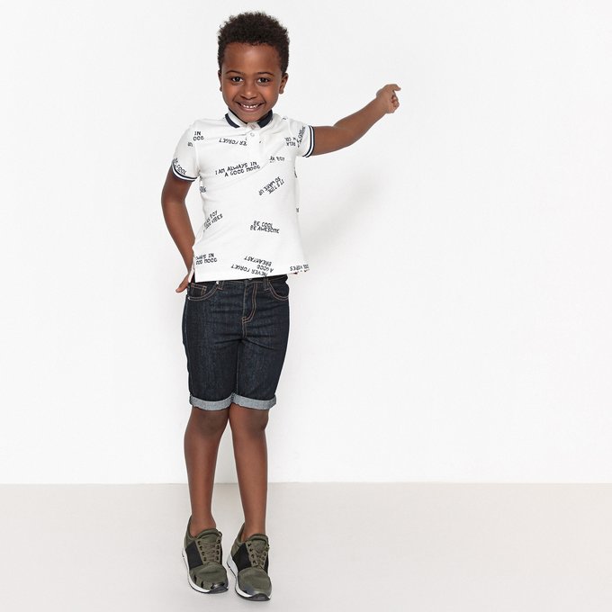 3-12 Years La Redoute Collections Big Boys Combat Bermuda Shorts