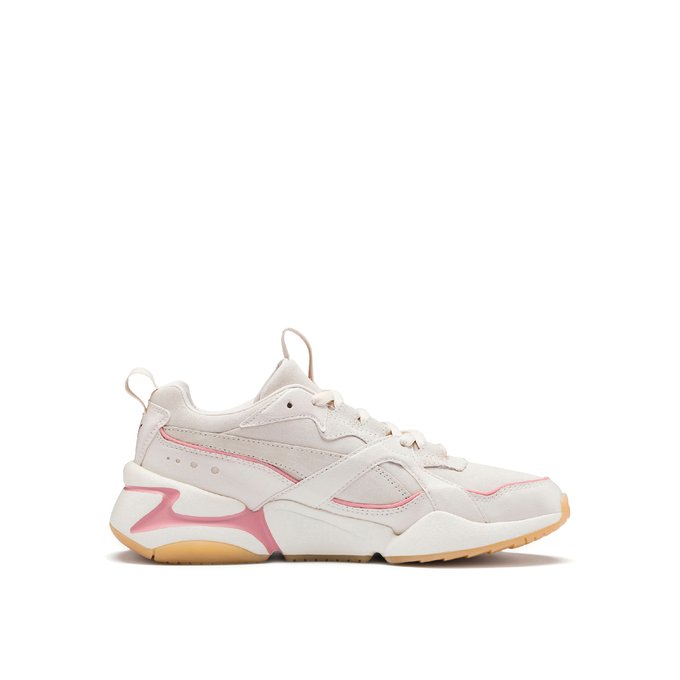 puma shoes white and pink