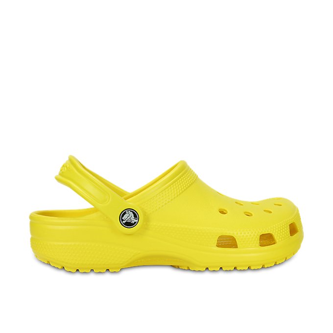lemon yellow crocs