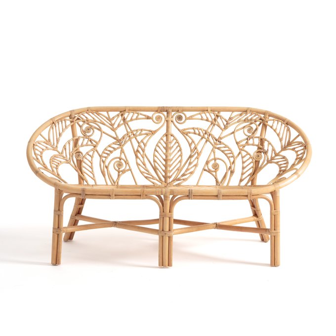 Calamus Rattan Bench Seat Natural Am Pm La Redoute