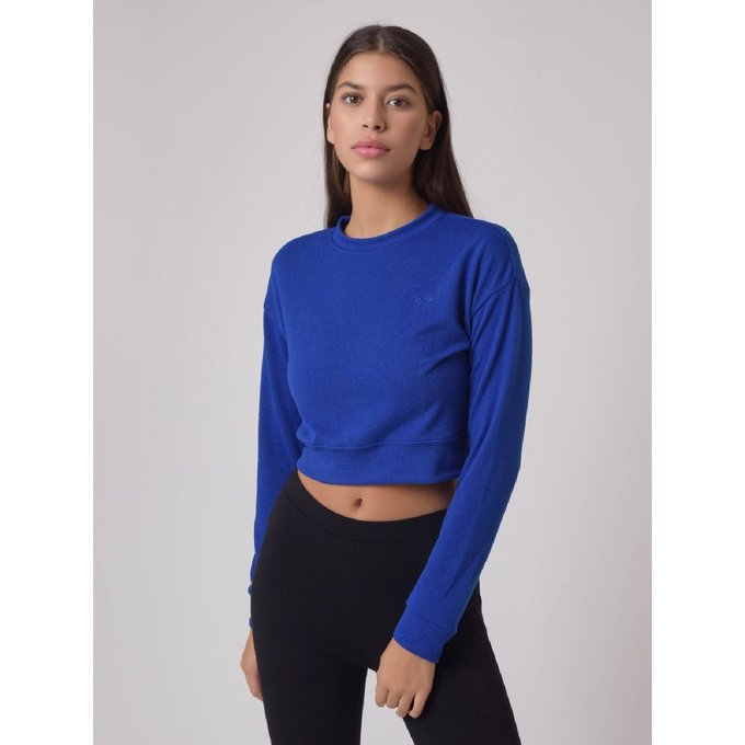 pull crop top femme