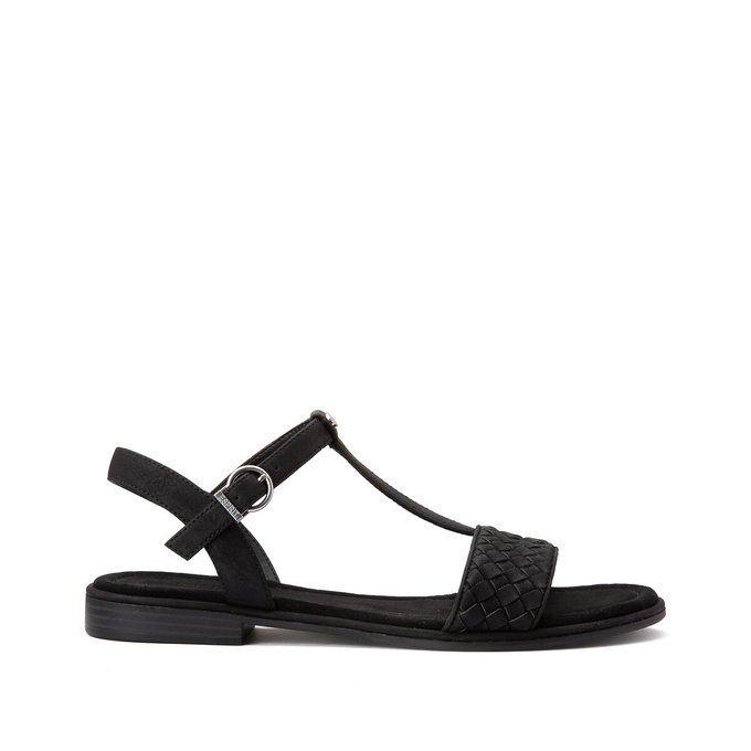 t strap flat heel sandals